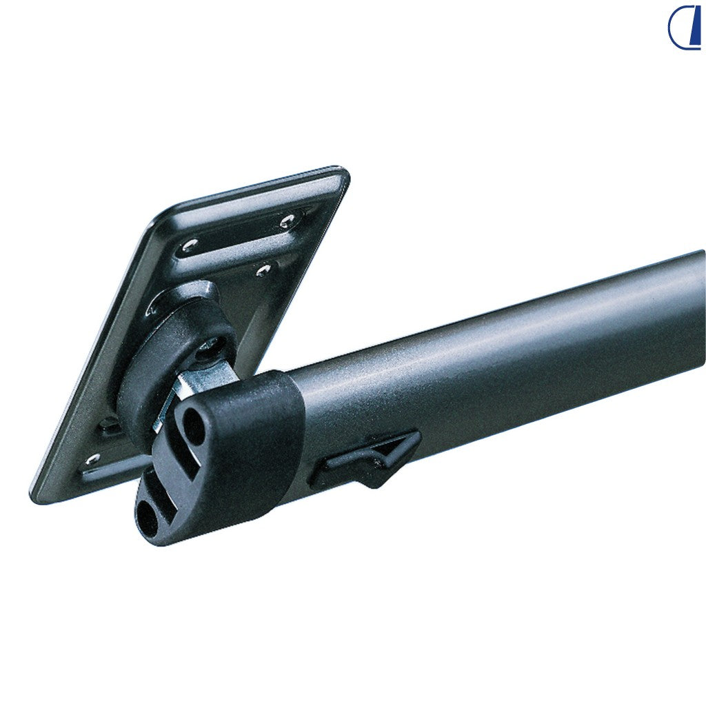 Di-Tec Gamba tavolo pieghevole in alluminio H 675 mm grigio