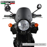 Biondi Cupolino Sport Nero Satinato Triumph Bonneville T100 T120 2021+