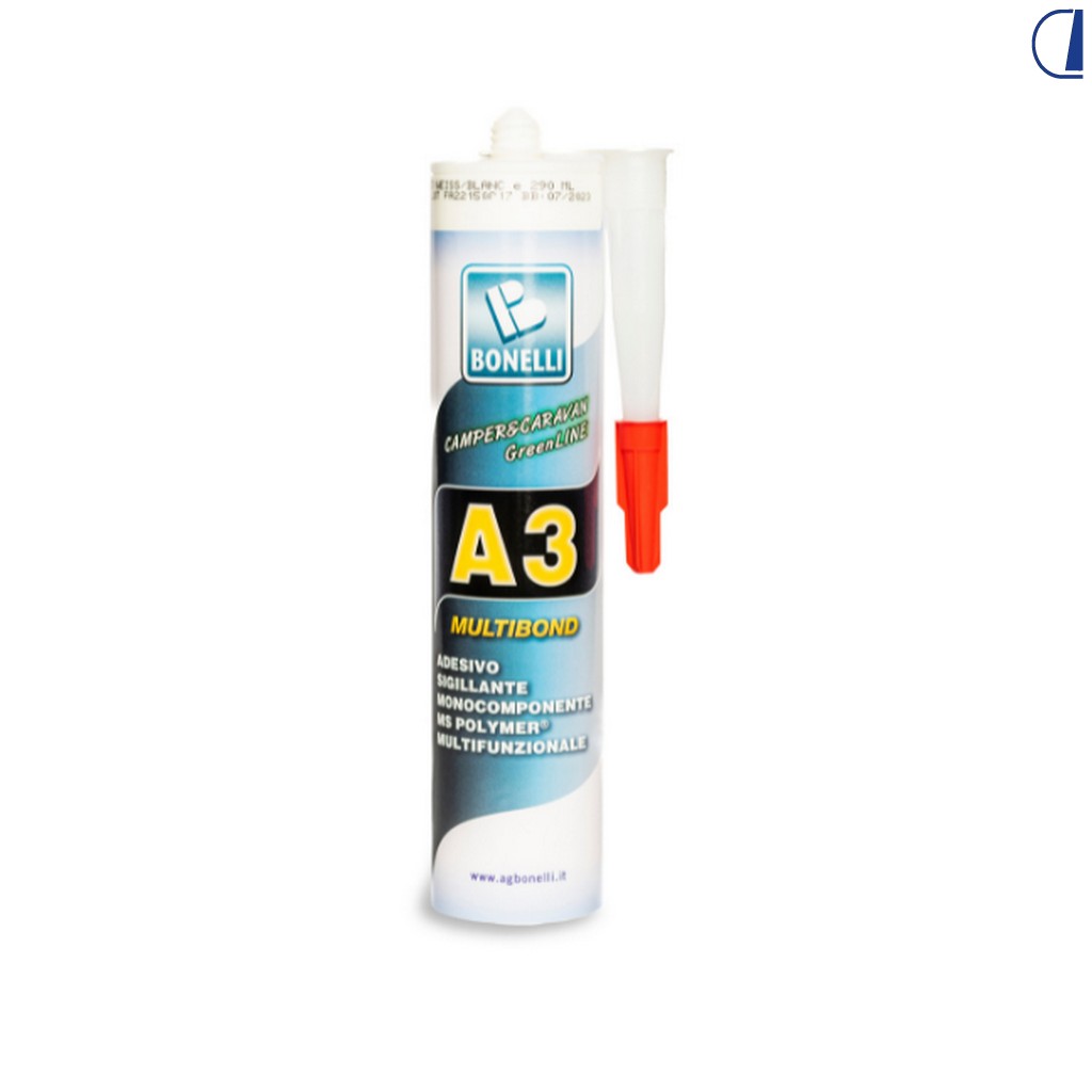 Di-Tec A3-Multibond adesivo sigillante MS Polymer nero 290 ml cartuccia
