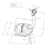 Trem Cerniere inox AISI 316 126x40 mm