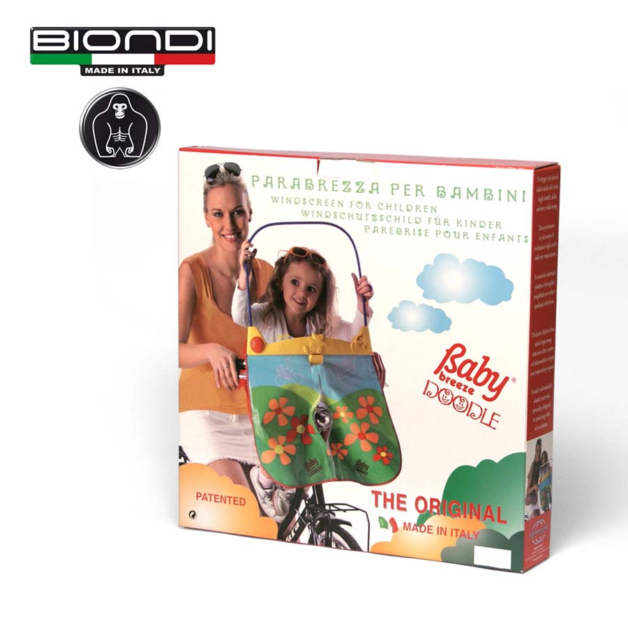 Biondi Baby Breeze Doodle Parabrezza per Bicicletta Bambini