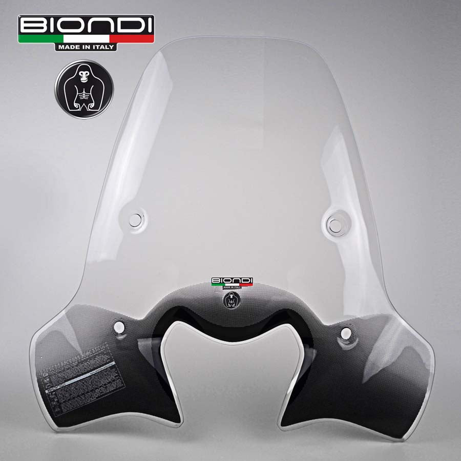 Biondi Parabrezza Club Honda Vision 110 MY 2023 Trasparente con Attacchi