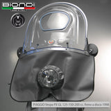 Biondi Parabrezza Club Sprint Lambretta TV 3°S. 175cc. 1962-1965 con Attacchi