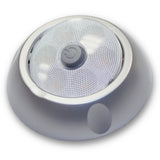 Faretto da incasso LED orientabile 12V 0,8W 4000K Ø 84 mm per camper