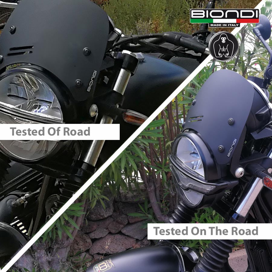 Biondi Cupolino Caffè Nero Satinato Moto Guzzi V7 III/IV/Sport e V9 Bobber