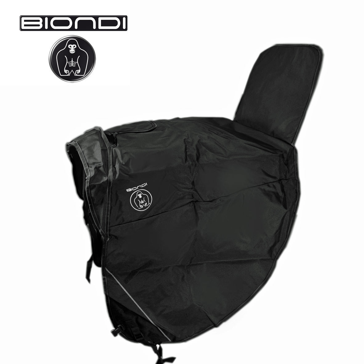 Biondi Coprirapido Coprigambe per Scooter Impermeabile Nero
