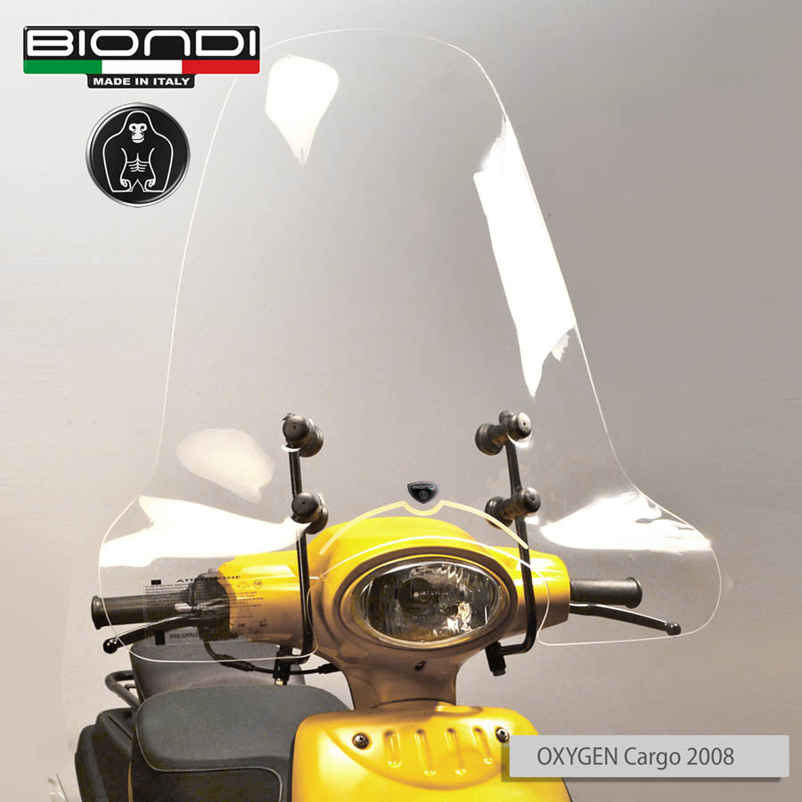 Biondi Parabrezza Z SYM Fugue 125 2025 Trasparente con Attacchi