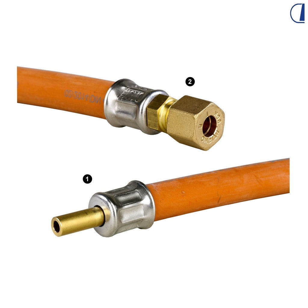 GOK Tubo gas flessibile bassa pressione 400 mm 10 bar