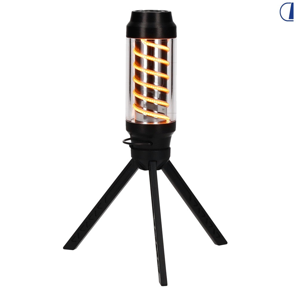 Di-Tec CampGlow T-torch lampada LED multifunzionale ricaricabile USB-C