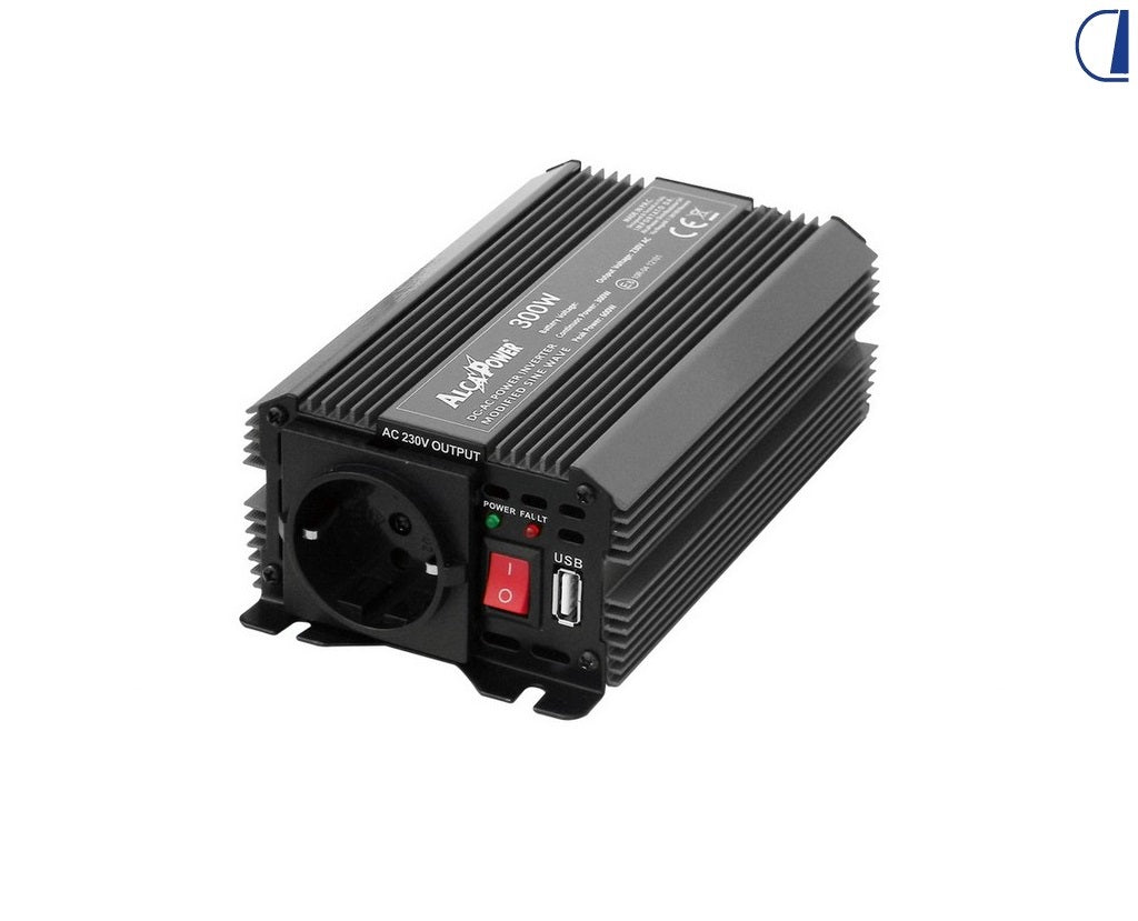 Di-Tec Inverter onda modificata 300W 12V DC / 230V AC soft start IRS300-12