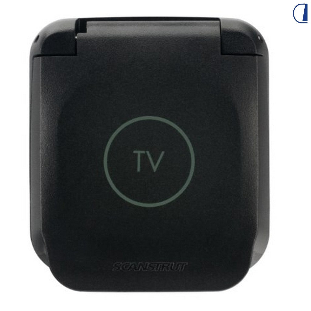 Di-Tec Presa TV/SAT da esterno serie Ventura IP68 doppio coassiale F