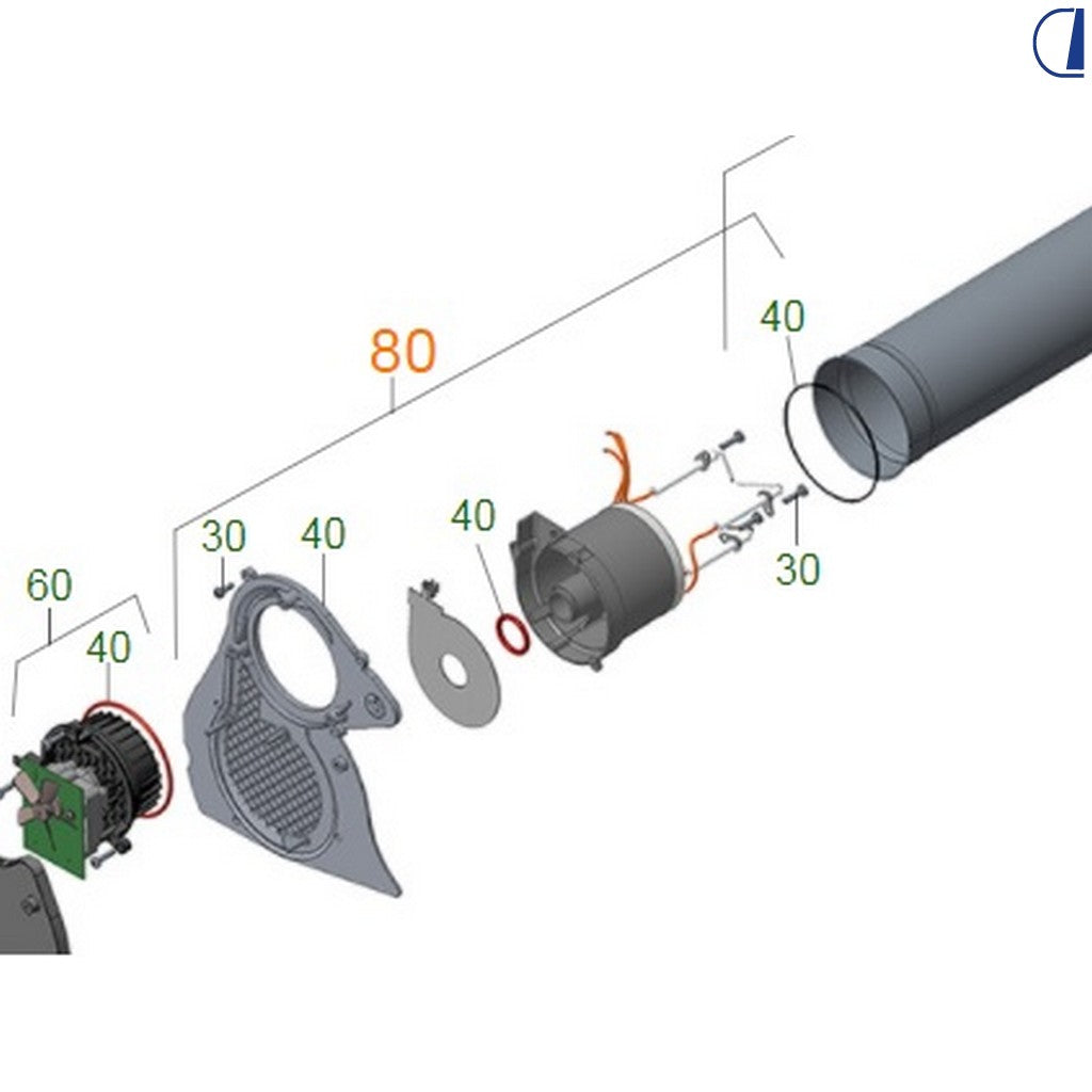 Truma Set bruciatore di ricambio per riscaldatore Combi E