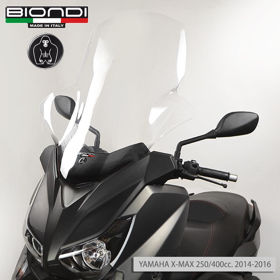 Biondi Club Parabrezza Trasparente Yamaha X-Max 125/250/400 2014-2016