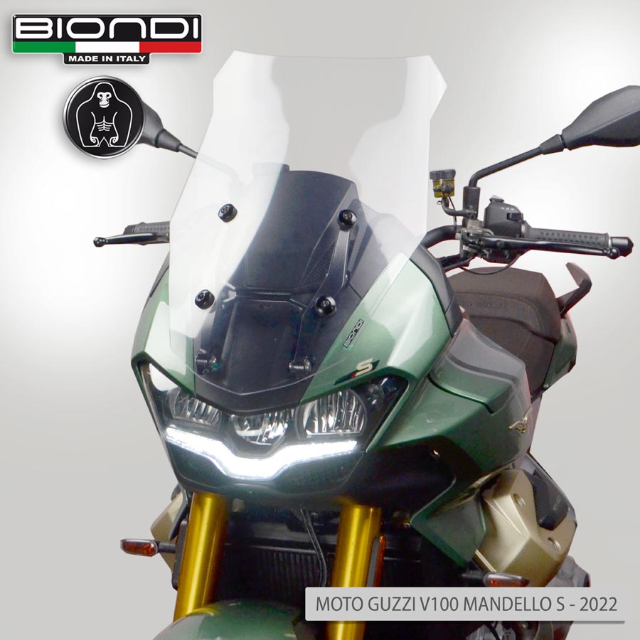 Biondi Cupolino Maxi-Touring Trasparente Moto Guzzi V100 Mandello e S 2022+