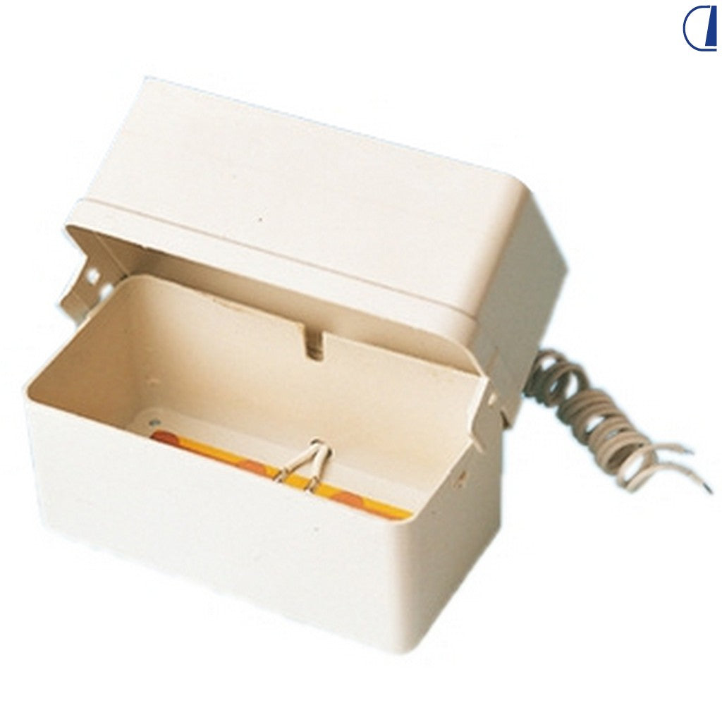 Di-Tec Cassetta portabatterie per 2 batterie a blocco 6V con cavo 1 m