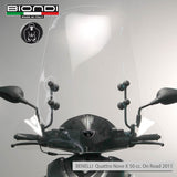 Biondi Parabrezza Z Trasparente Suzuki UE 125/150 cc 2002 con Attacchi