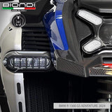 Biondi Griglie Alluminio Protezione Fari Antinebbia BMW R 1300 GS Adventure 2024 (Coppia)