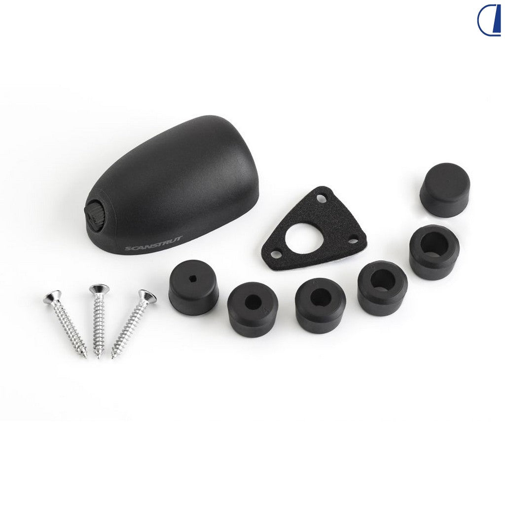 Di-Tec Passacavo profilo ribassato per cavi 2-6 mm nero IPX68