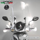 Biondi Parabrezza Club Scooter Trasparente - Solo Schermo 74x69 cm