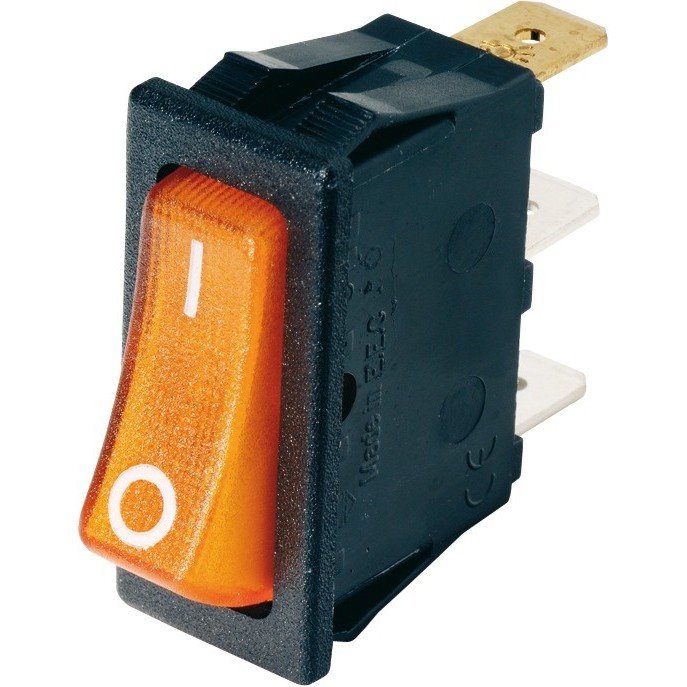 Dometic Interruttore luminoso arancio 220 V per frigorifero serie 4/5