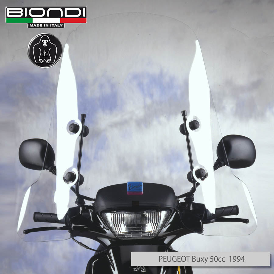 Biondi Parabrezza Club CAGIVA City 50 1992 Trasparente con Attacchi