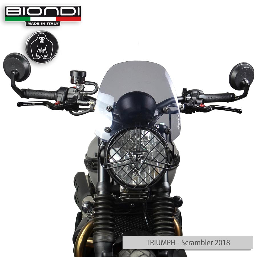 Biondi Cupolino Sport Fumè Chiaro Kawasaki Z650 RS e Triumph - Kit incluso