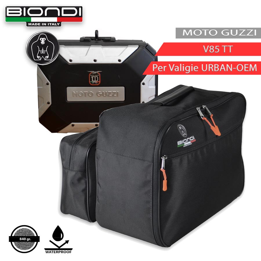 Biondi Borsa Interna + Beauty per Valigia Laterale Moto Guzzi V85 TT
