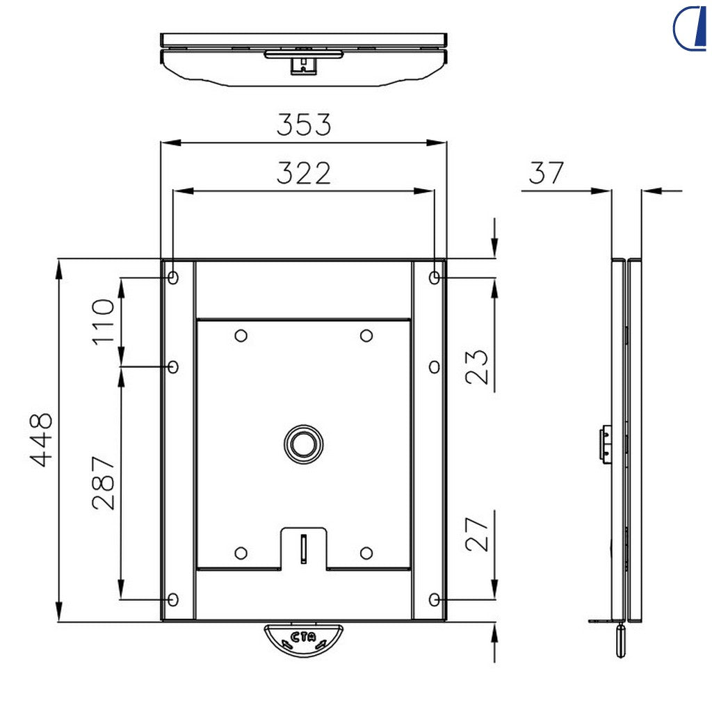 Di-Tec Piastra girevole per sedile ammortizzato Iveco Daily dal 2006