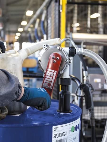 Piusi Handpumpe, manueller AdBlue-Zapfer für Fässer