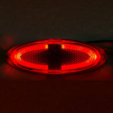 Luce di ingombro posteriore ovale rossa per camper