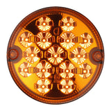 Fanale posteriore LED rotondo con freccia e connettore Super-Seal per camper