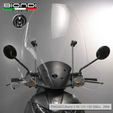 Biondi Parabrezza Z Trasparente + Kit Attacchi Gilera Runner VX 125 2005