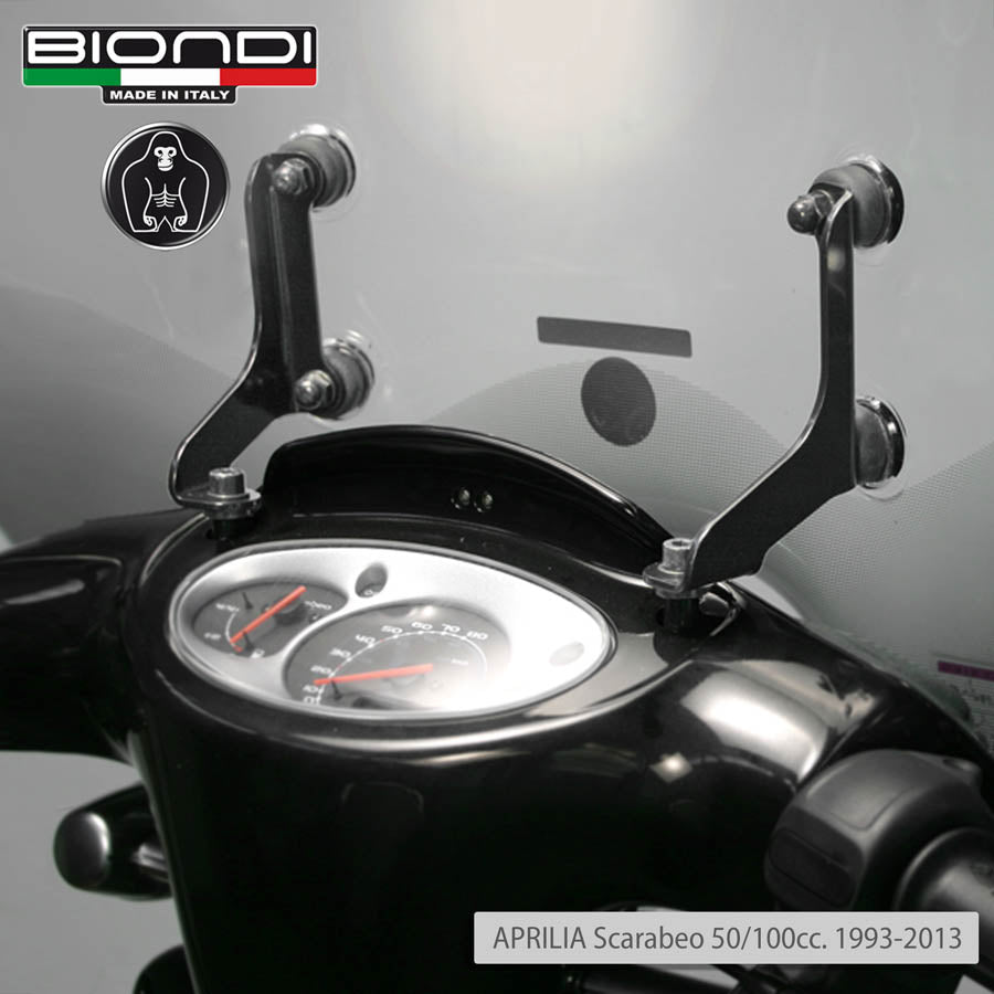 Biondi Parabrezza Modello Z Aprilia Scarabeo 50 cc 1993-2001 con Attacchi