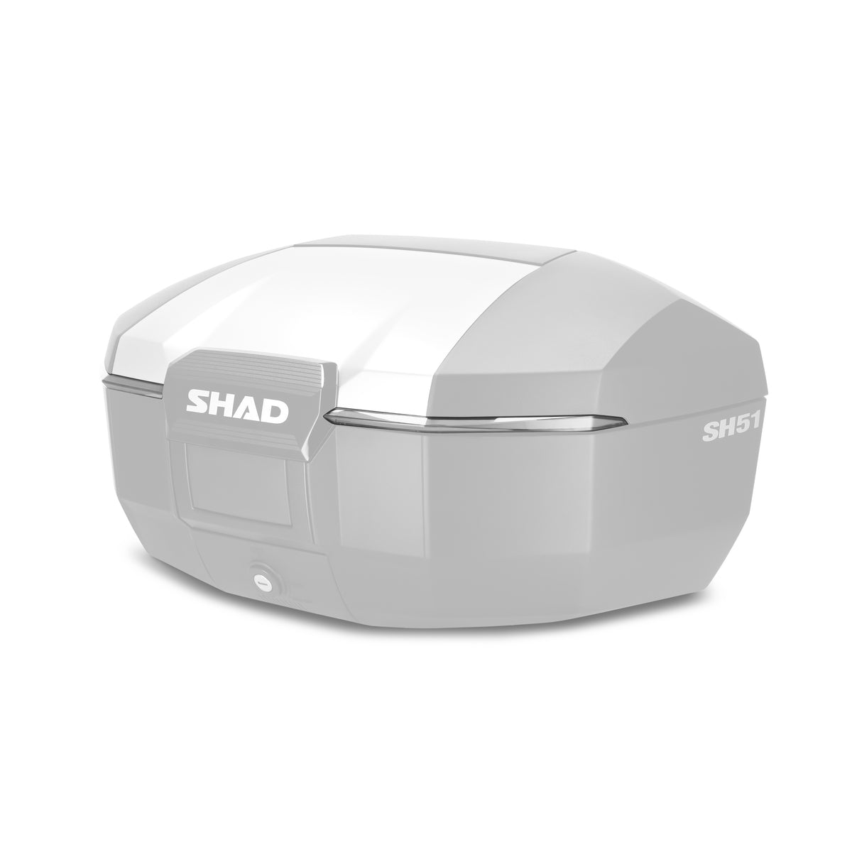 Shad Weiße Reflektierende Ersatzaufkleber für Koffer SH51