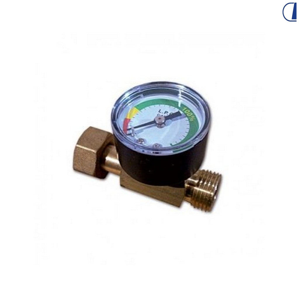 GOK Manometro indicatore livello GPL per bombola F/M 20x1/14" sx