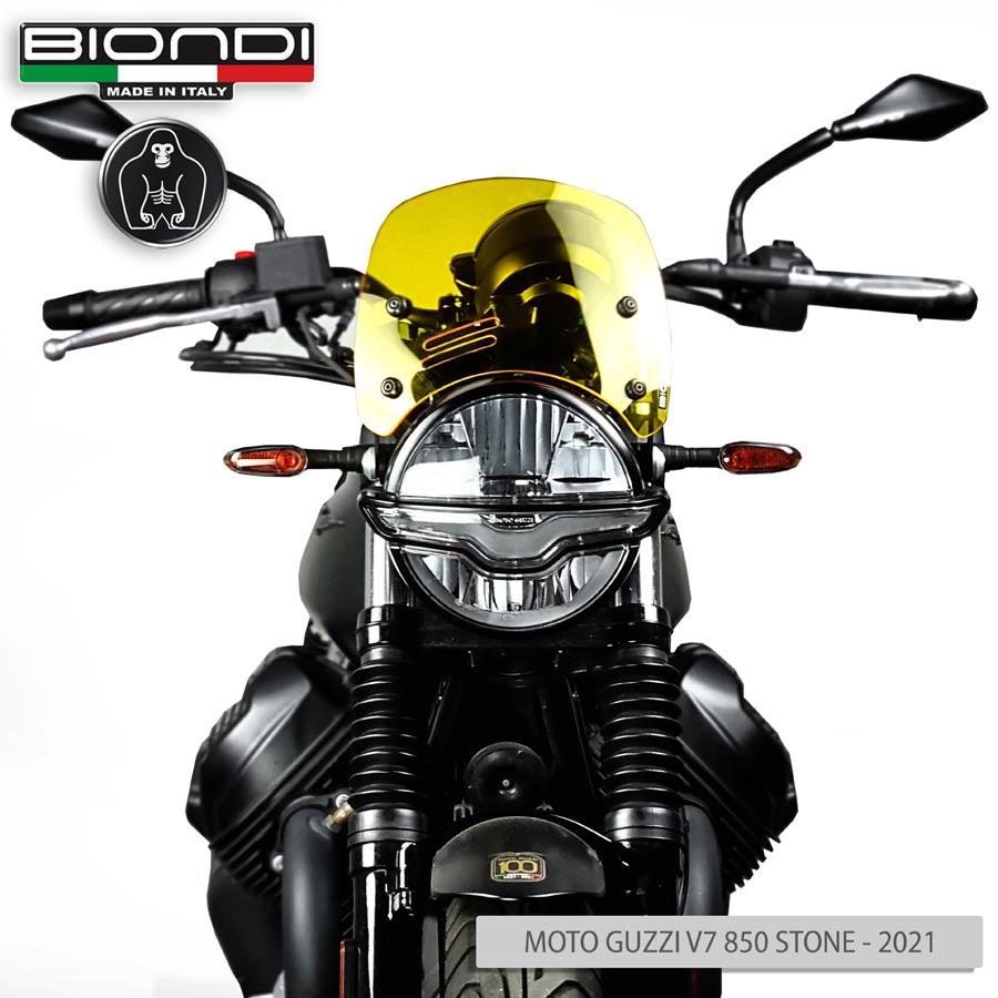 Biondi Cupolino Caffè Giallo Moto Guzzi V7 III/IV, V7 Sport, V9 Bobber - MPN 8010411