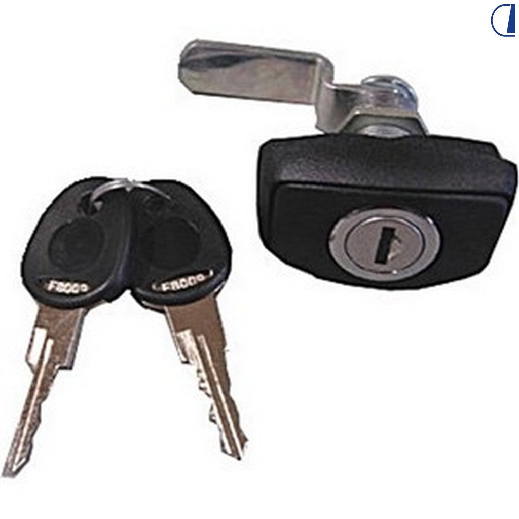 Di-Tec Serratura gavone CVINT/MCL con staffa 7 mm Old System, nera