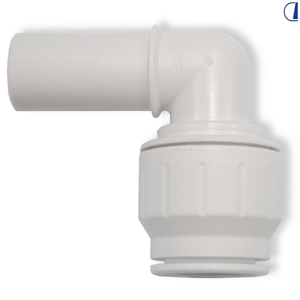 John Guest Raccordo a gomito 90° Speedfit con codolo uscita 22 mm