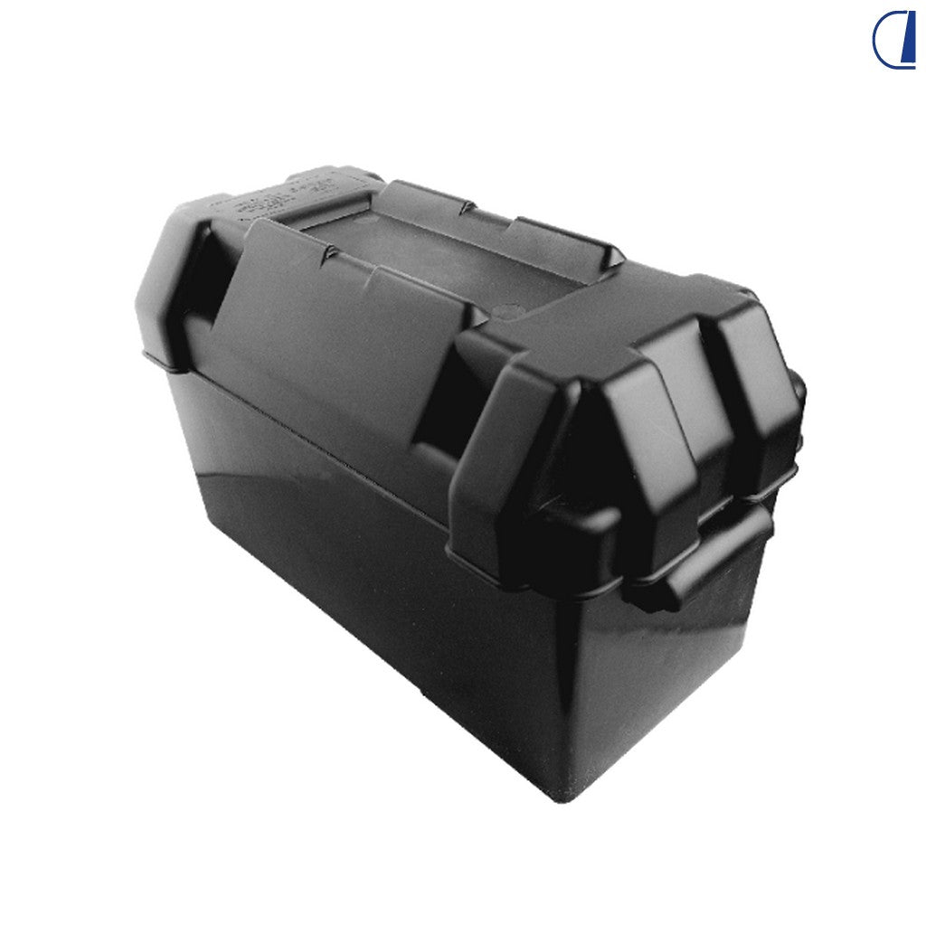 Di-Tec Box batteria grande 450x235x275 mm con cinghia e divisorio