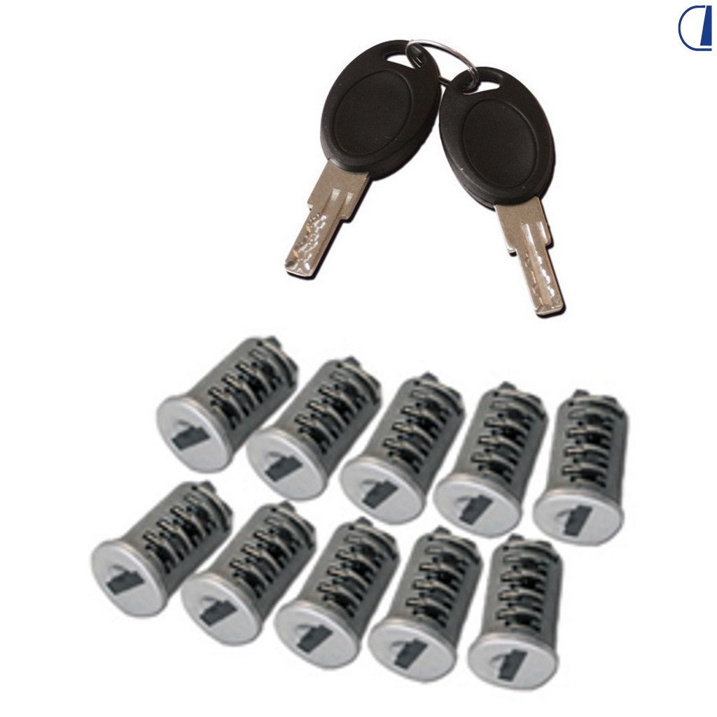 Zadi Kit 10 cilindretti HSC con chiavi – stessa numerazione