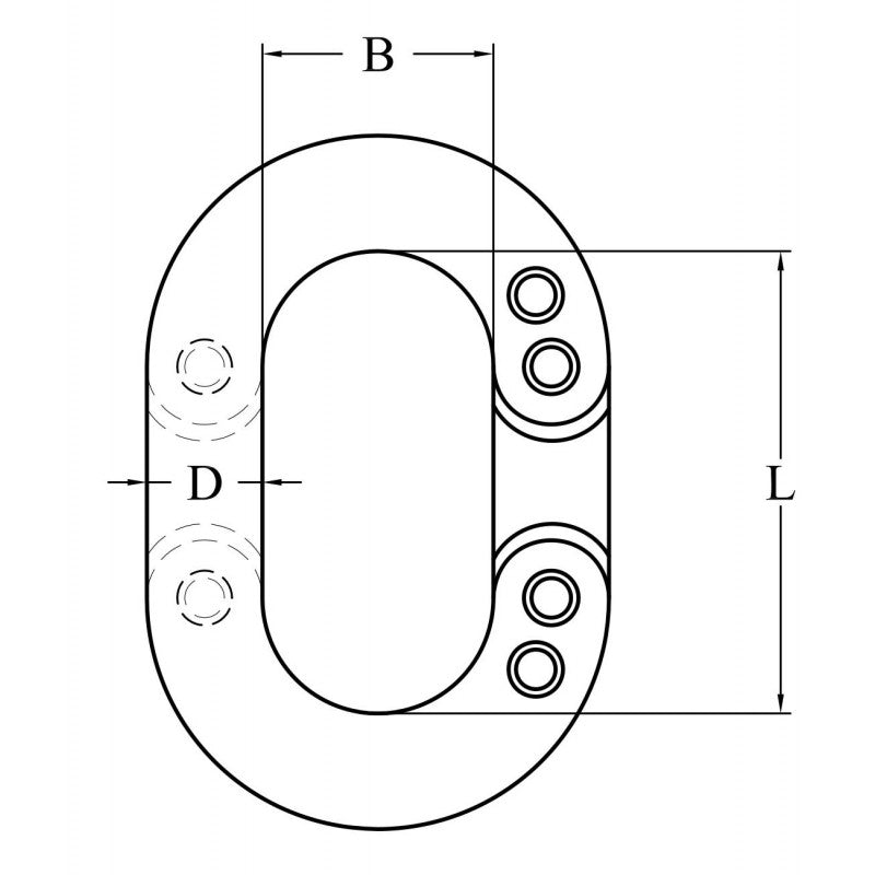 FNI Falsa Maglia Inox Diametro mm 6 S5438-A/0006