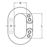 FNI Falsa Maglia Inox Diametro mm 6 S5438-A/0006