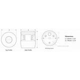Hella Marine Fanale Naviled Tricolore nautica 2LT 980 650-001
