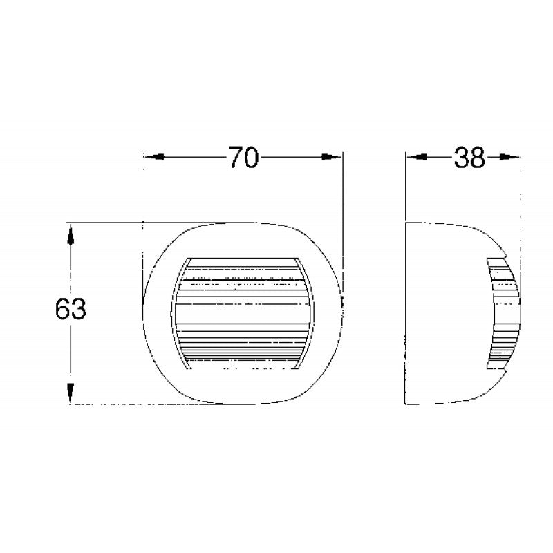 FNI Fanale Bianco Poppa 135 Gradi Apollo L5874580F