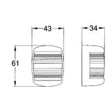FNI Fanale Rosso 112, 5 Gradi Nettuno L5980530F