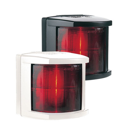 Faro delantero marino Hella 2984 negro izquierdo/rojo náutico 2LT 002 984-335