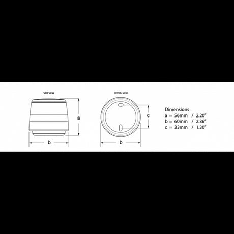 Hella Marine Naviled 360 Compact Nero nautica 2LT 980 960-001