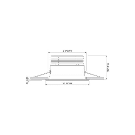 Quick Nautical Boat Light Recessed Cristian 7W FASP2002X02CE00