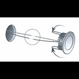Quick Luce Nautica Barca ad Incasso Cristian 7W FASP2002X02CE00