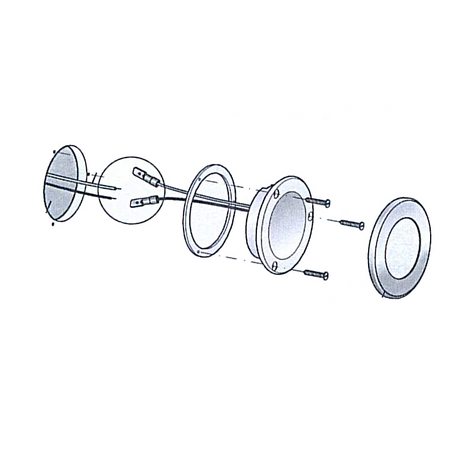 Quick Faretto Nautico Barca ad Incasso Ted C FASP3352X12CA00